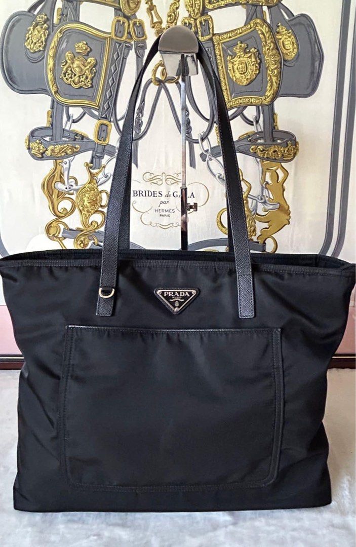 Prada vela nylon tote new arrivals