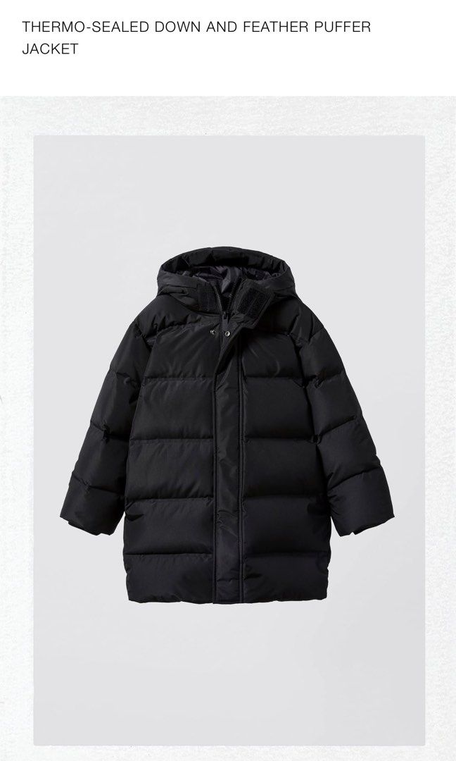 Down puffer coat zara new arrivals