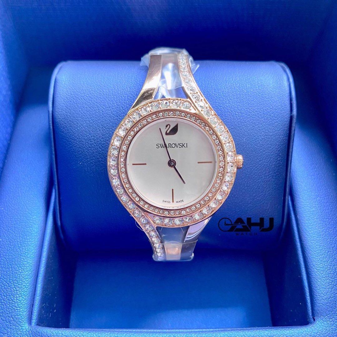 Swarovski eternal watch rose gold discount