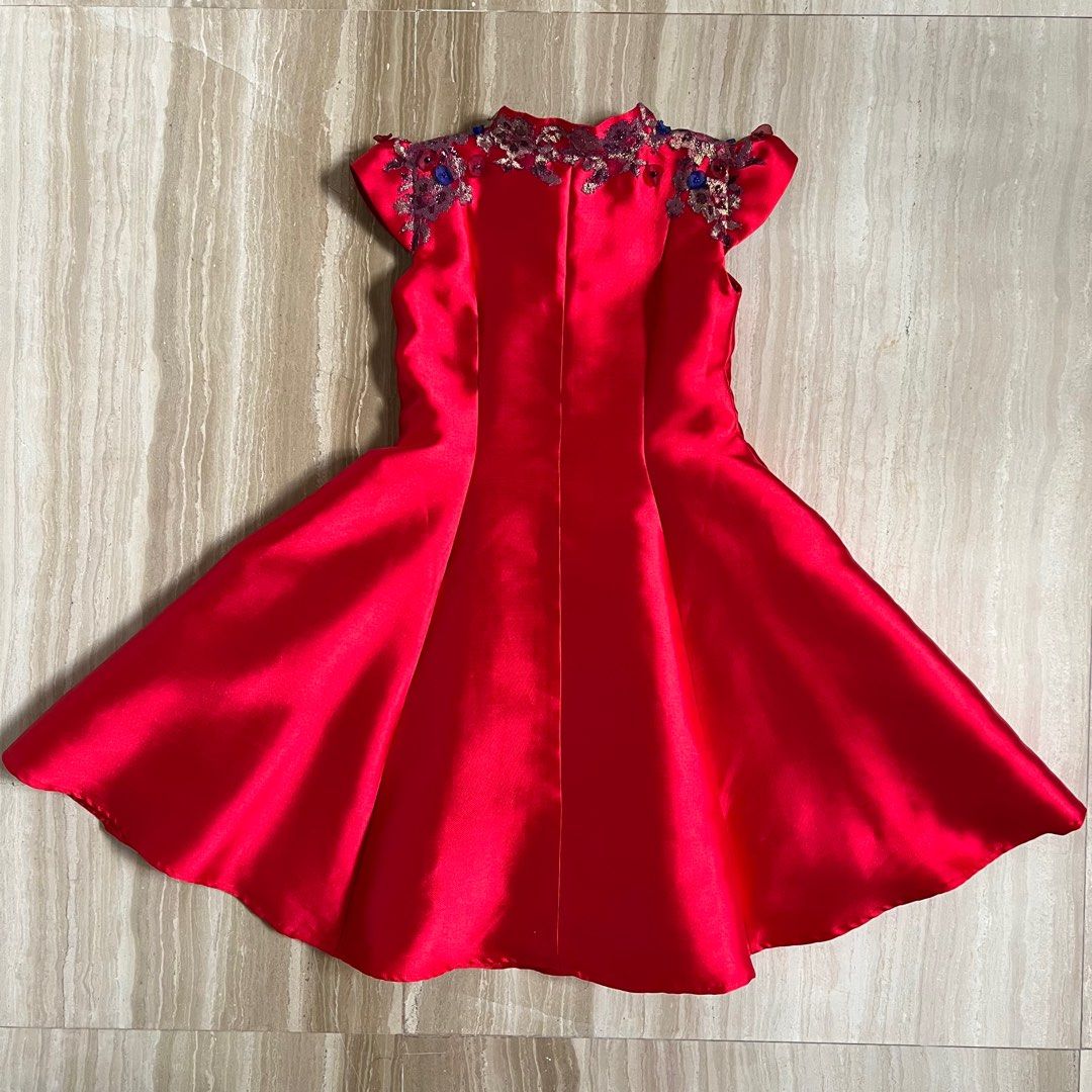 Girls size 8 red dress cheap