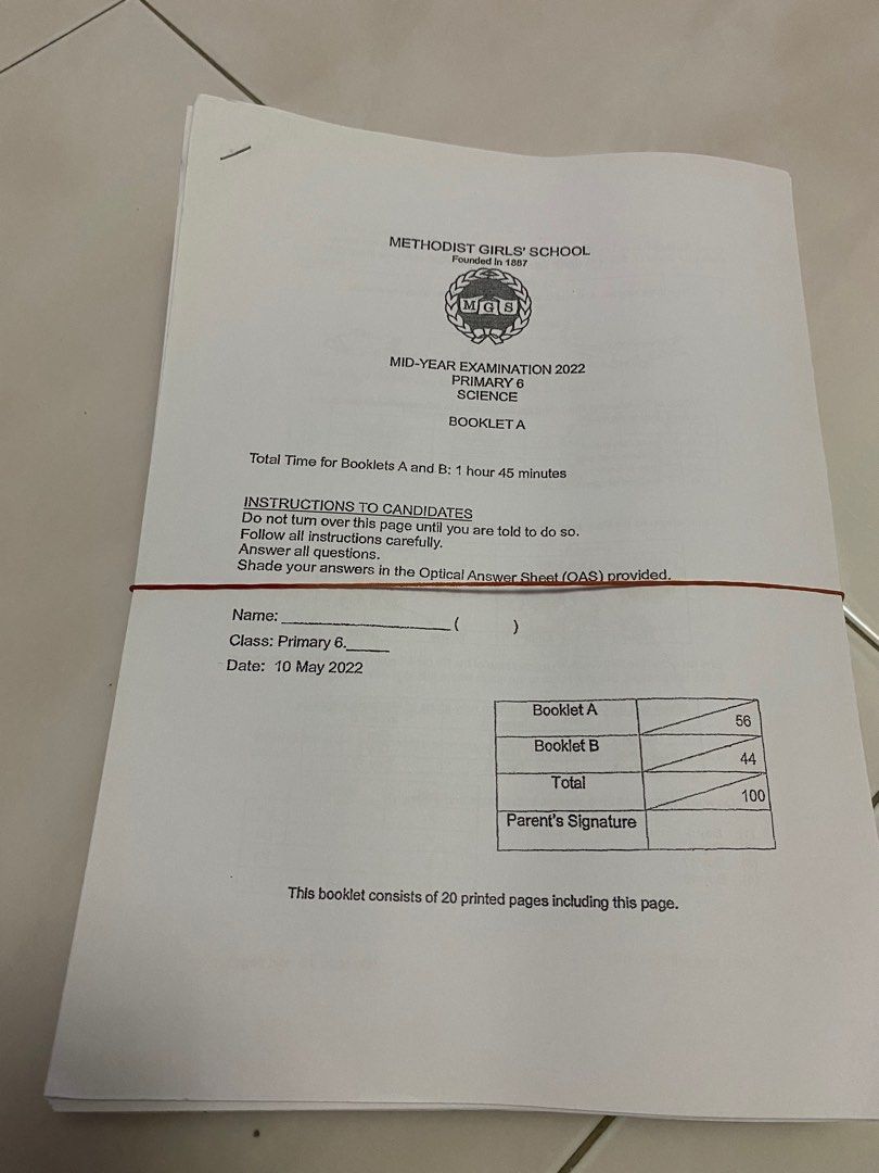 PSLE Past Year Top sch test papers, Hobbies & Toys, Books & Magazines ...
