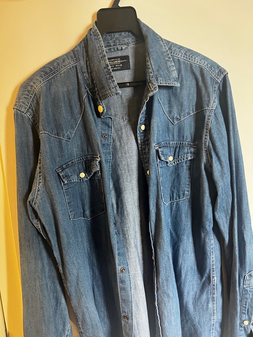 Pull Bear Denim Jacket S Men s Fashion Coats Jackets and