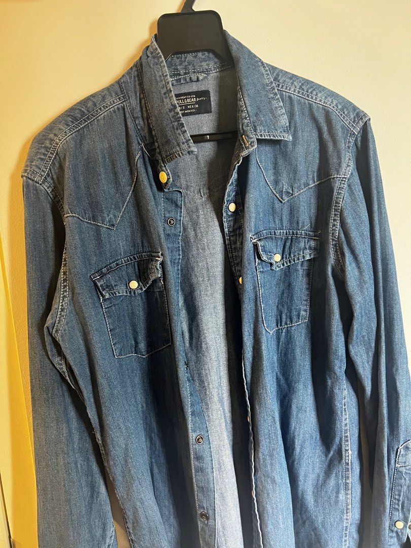 Pull Bear Denim Jacket S Men s Fashion Coats Jackets and