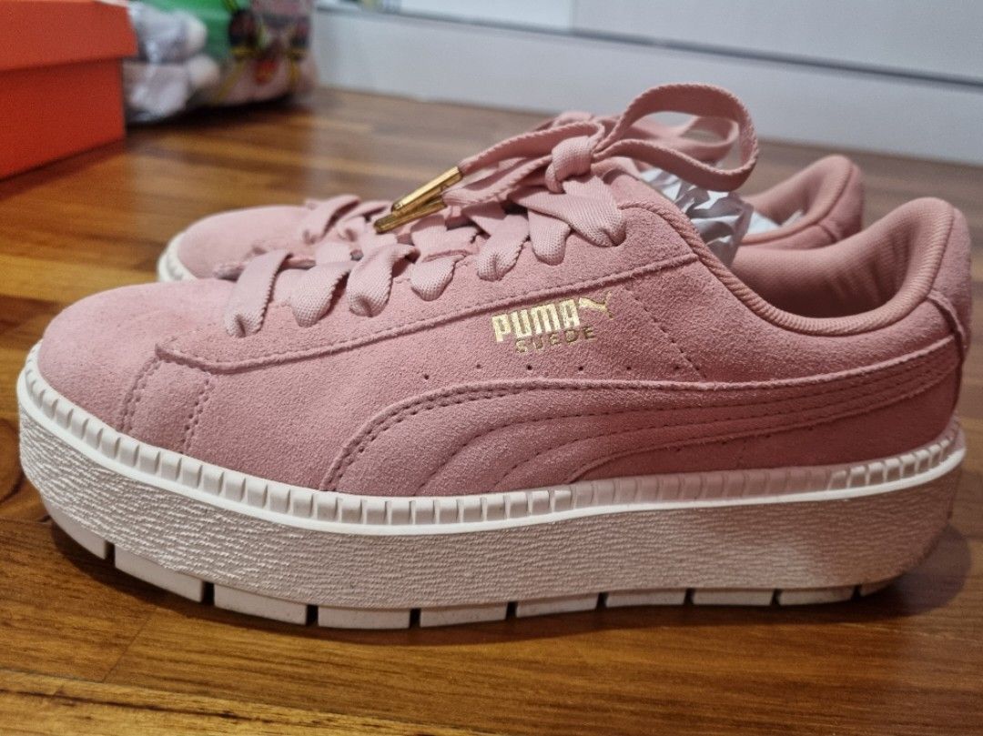 Puma platform suede shop trace