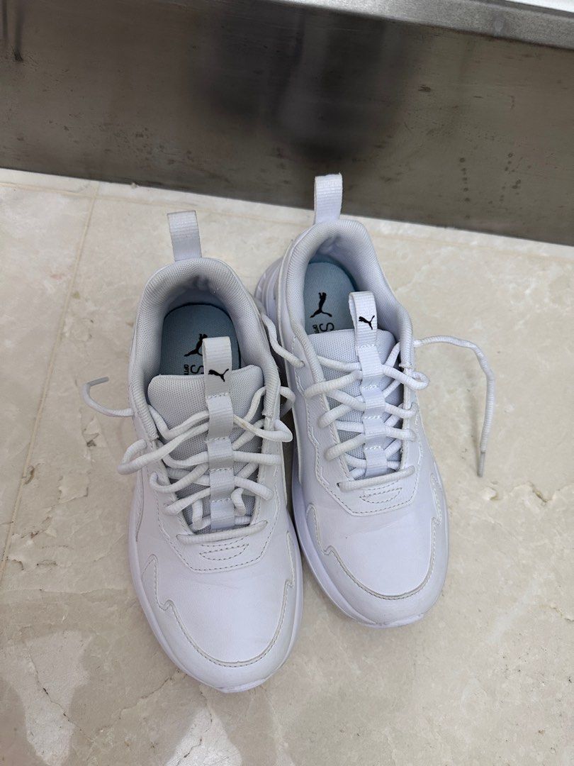 Puma white shoes Women s Fashion Footwear Sneakers on Carousell