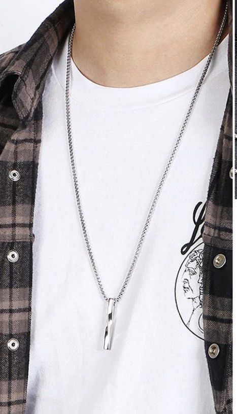 Men's couple clearance necklaces