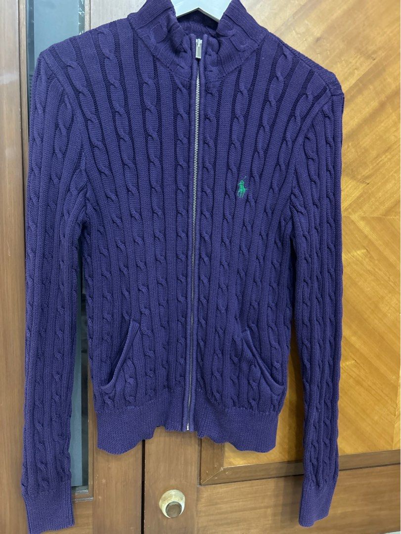 Ralph lauren women's zip up sweater on sale