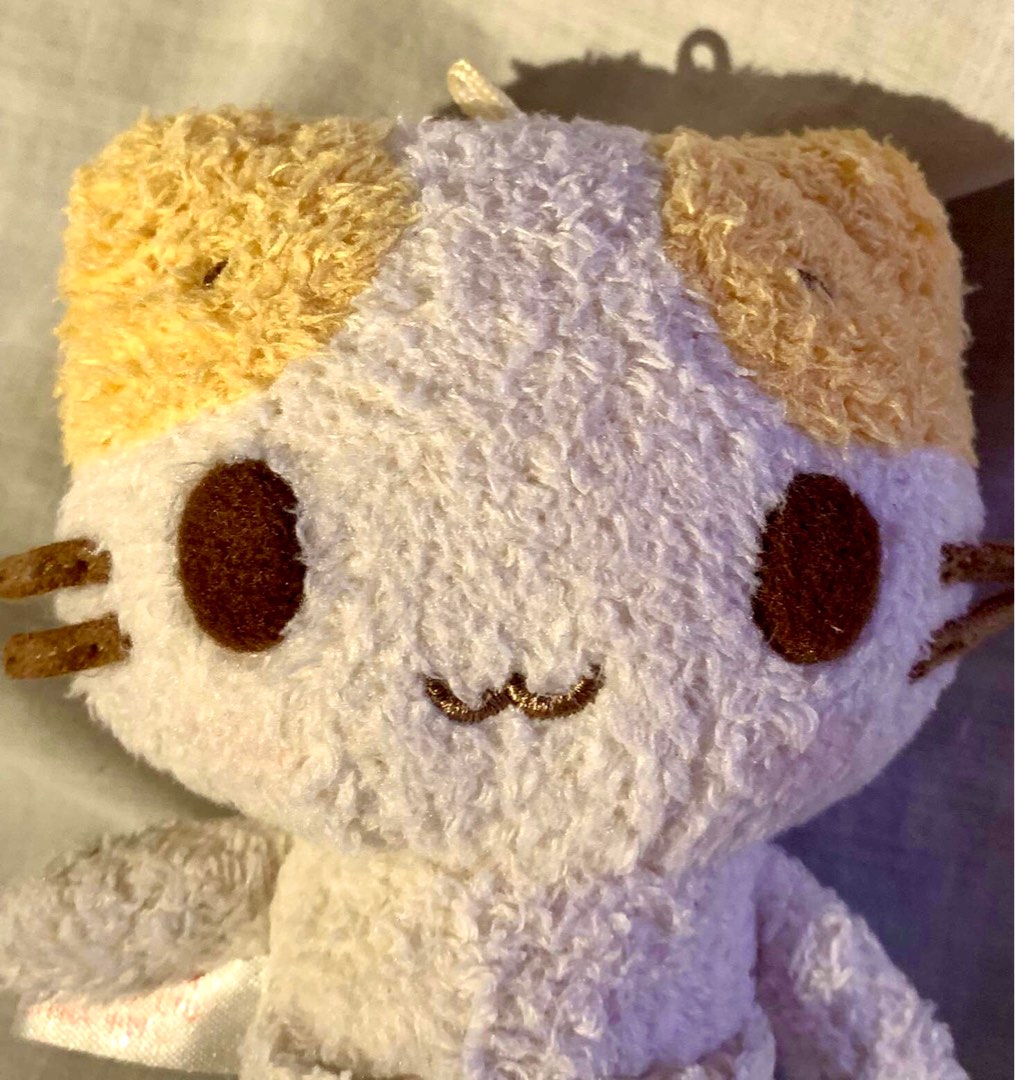 Rare Vintage Sanrio Masyumaro Fluffy Fuwa Nyanko Marshmallow Charm
