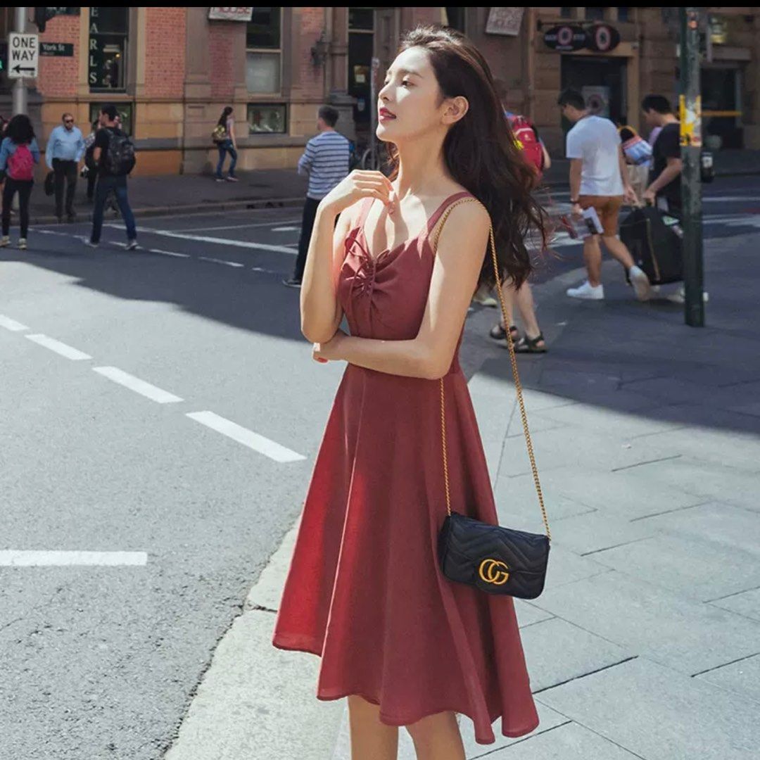 Red Dress Women s Fashion Dresses Sets Dresses on Carousell