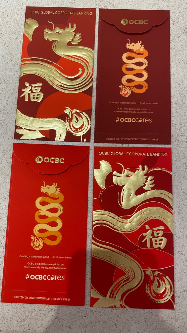 2024 Red Packet OCBC (all taken), Hobbies & Toys, Stationery & Craft