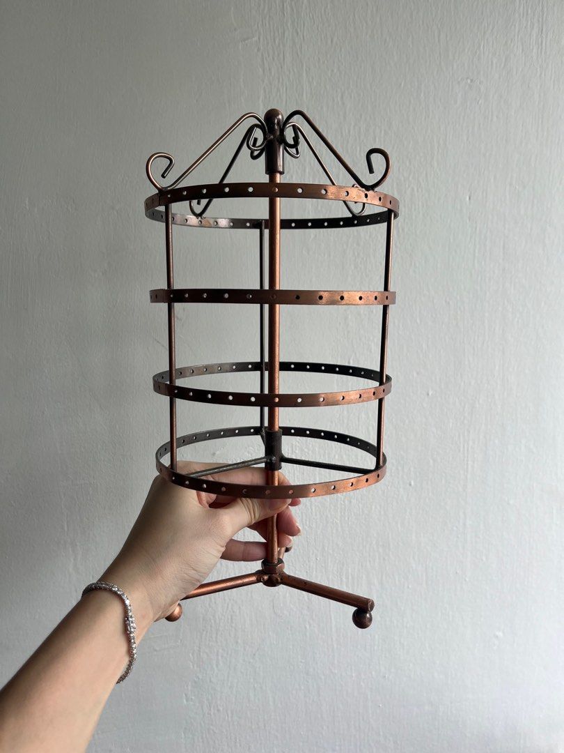 Gold best sale earring holder