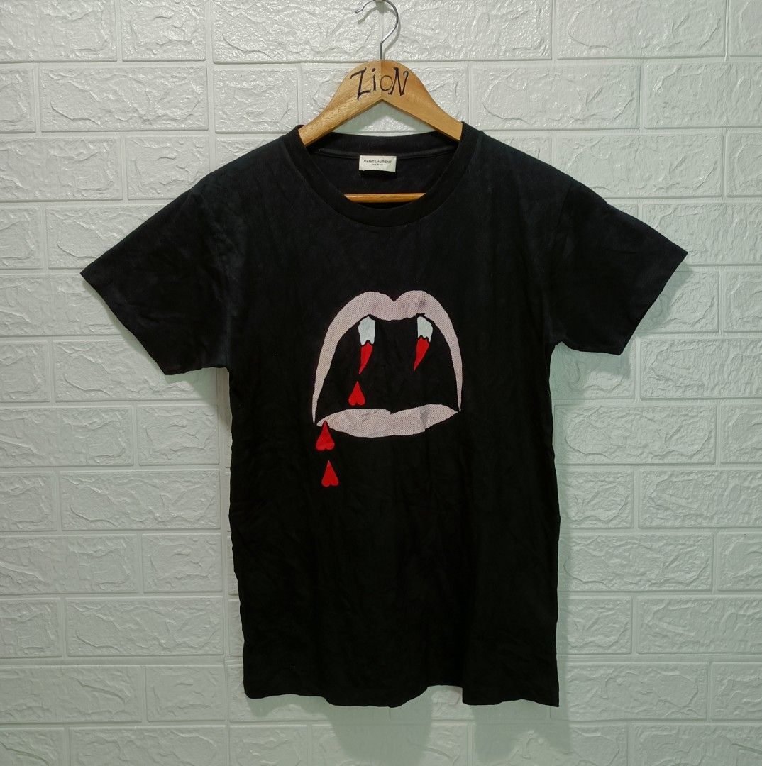 Saint laurent vampire shirt hot sale