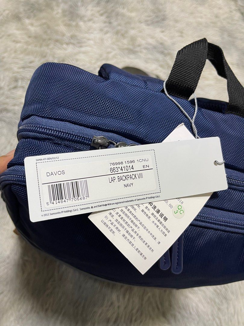 SAMSONITE Davos Laptop Backpack, Men's Fashion, Bags, Backpacks on