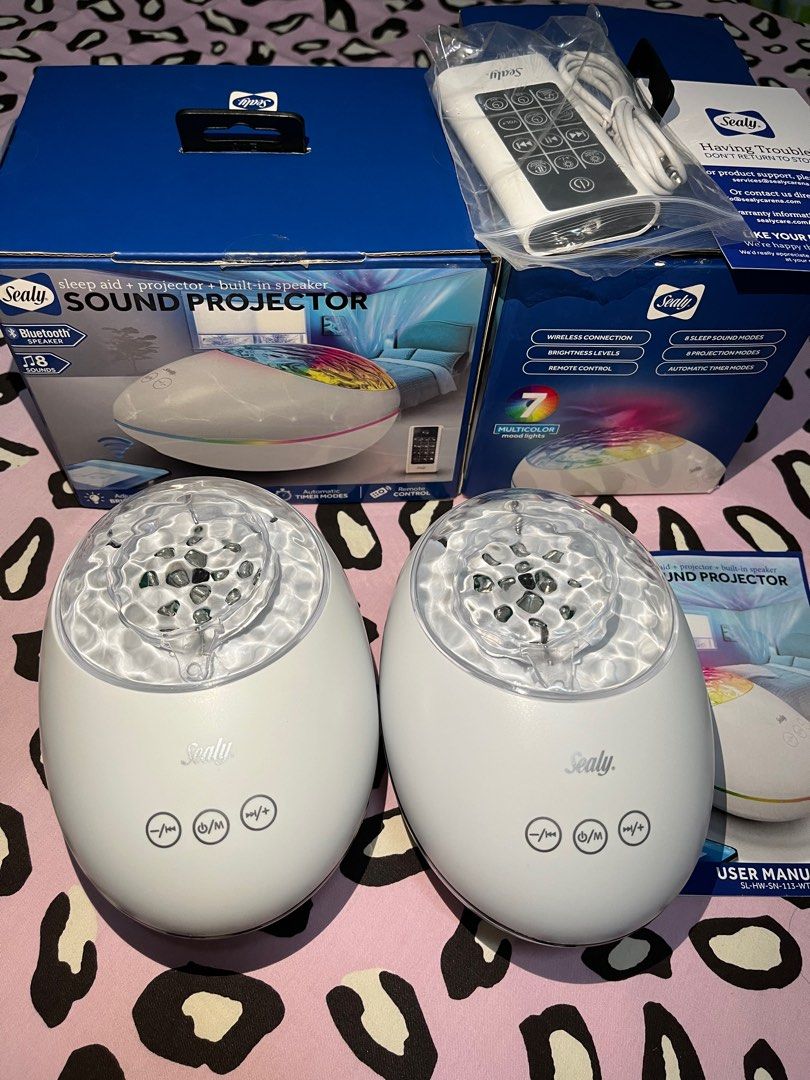 SEALY SOUND PROJECTOR SLEEP AID BUILTIN SPEAKER, Audio, Soundbars