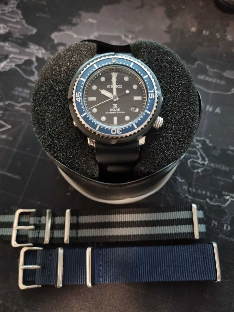 Seiko Baby Tuna Solar Men s Fashion Watches Accessories