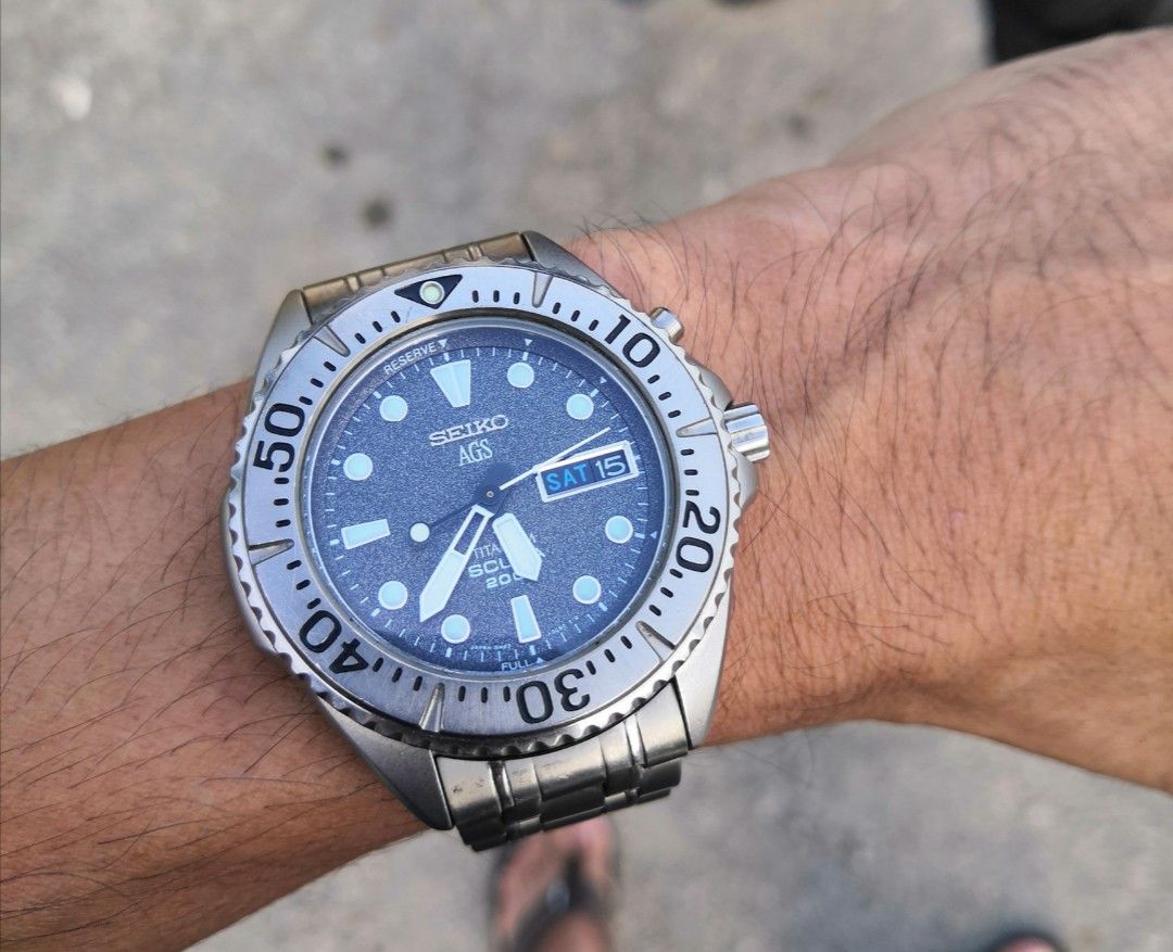 Seiko ags titanium clearance