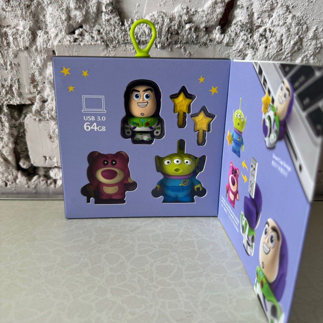 玩具總動員造型隨身碟禮物組64GB, 電腦及科技產品, 電腦周邊產品, 電腦周邊產品在旋轉拍賣