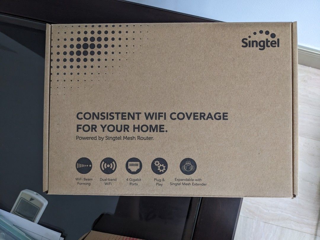 Singtel Modem and Mesh Router, Computers & Tech, Parts & Accessories ...