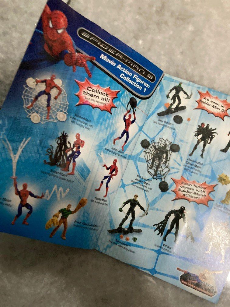 Spider-Man 3 toys catalog