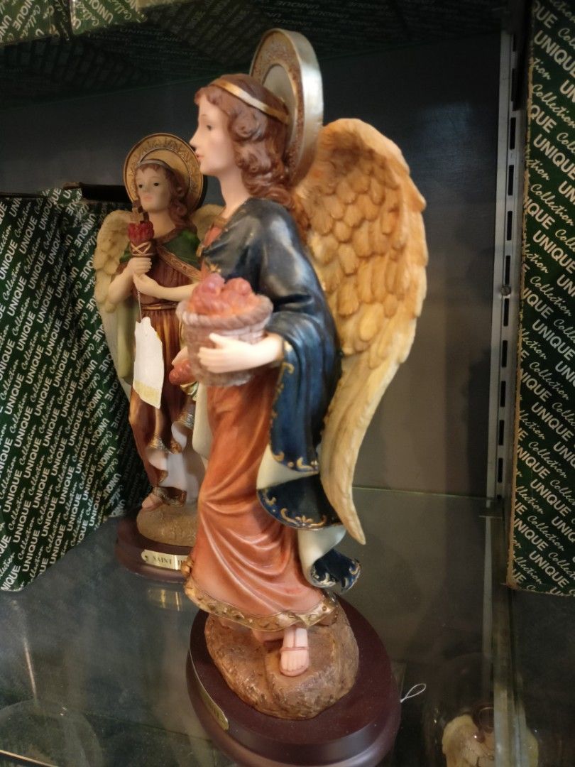 Saint Barachiel Guardian Angel Figurine, Hobbies & Toys, Memorabilia ...