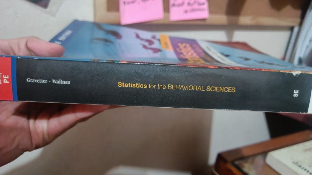 Statistics for the Behavioral Sciences 9th Edition; By Gravetter ...