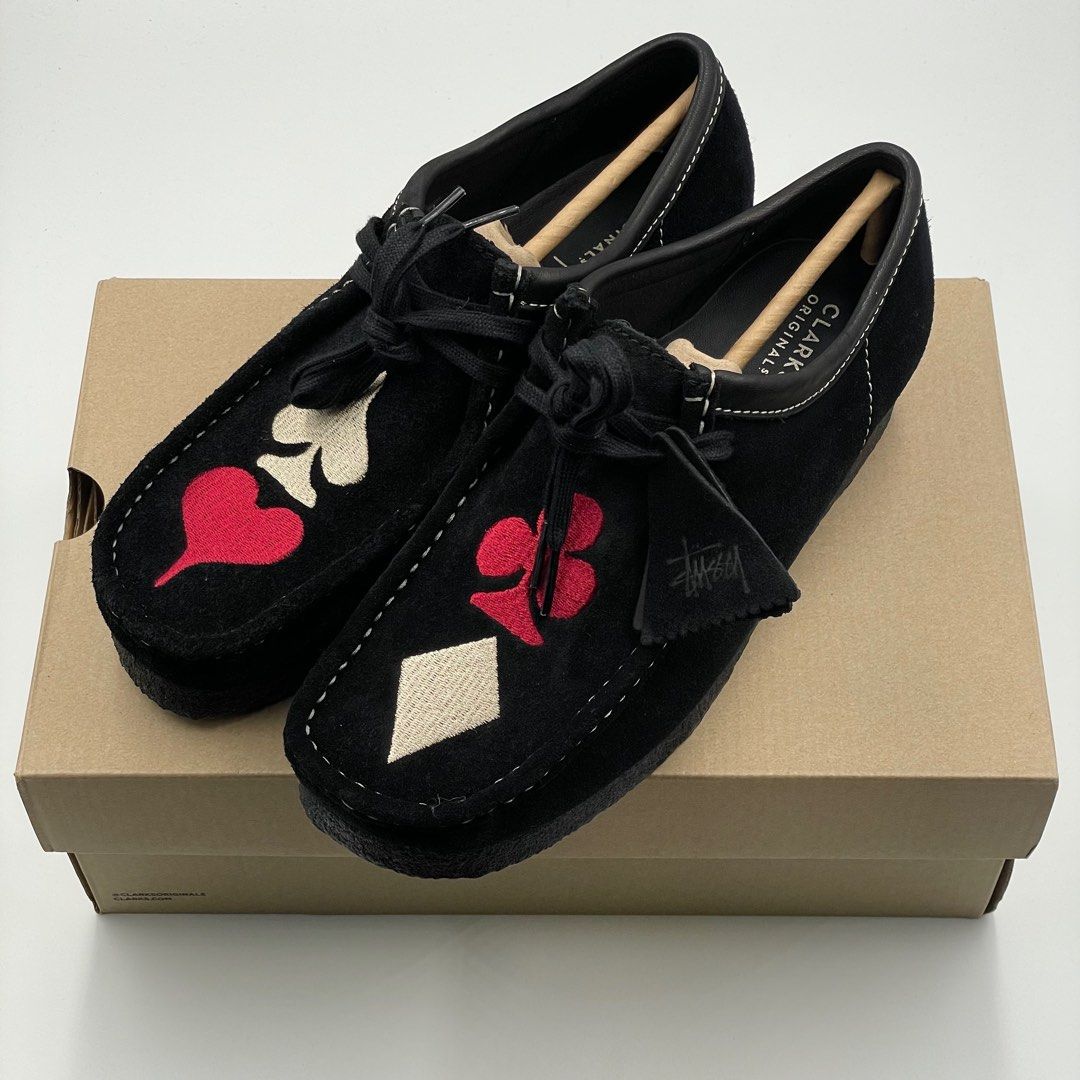 靴 stussy clarks wallabee uk8 26cm 希少 STUSSY CLARKS ORIGINALS WALLABEE 27cm