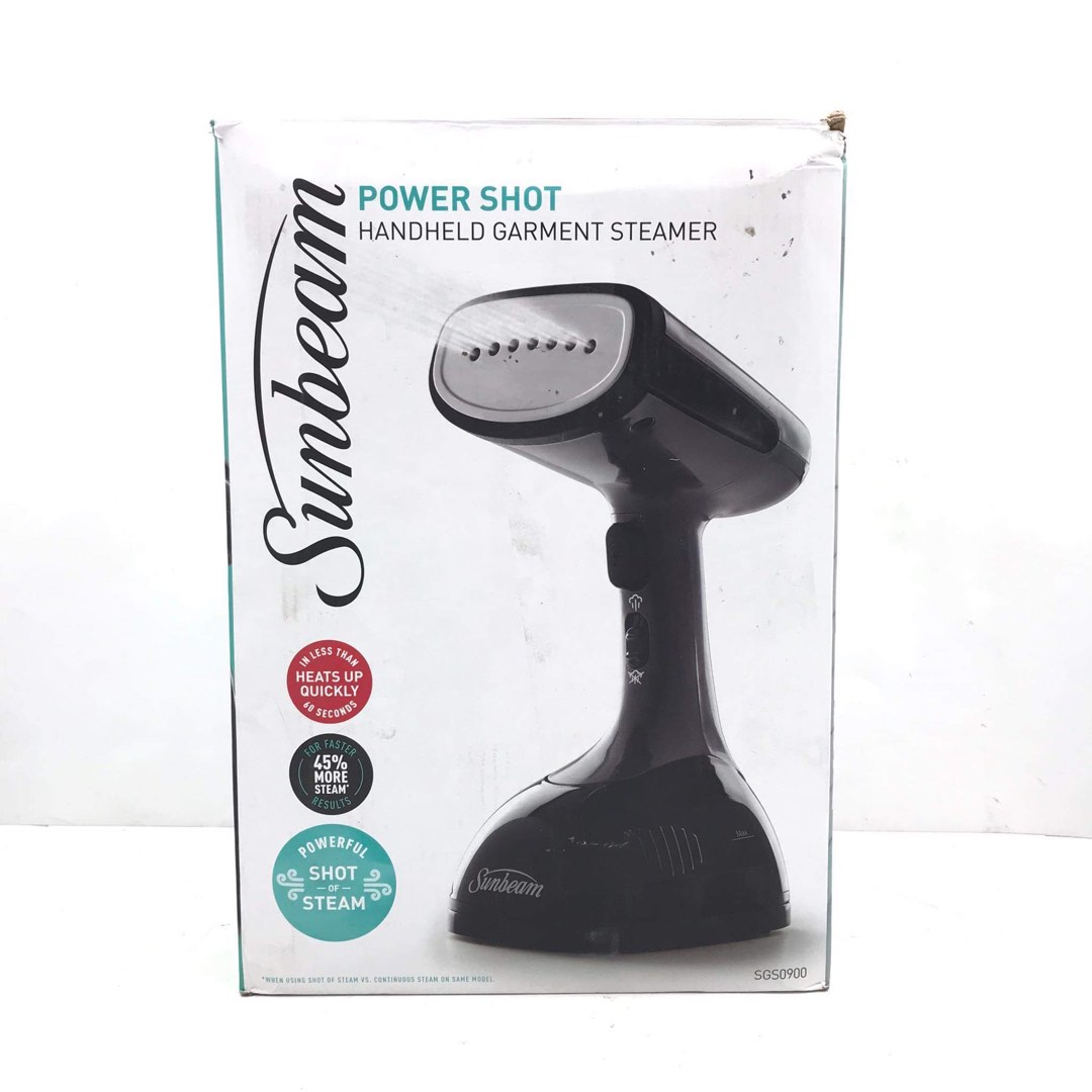 Sunbeam power shot handheld garment steamer shop