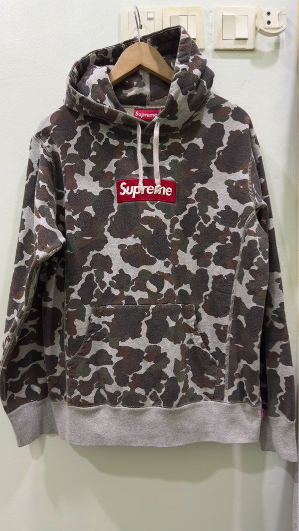 Supreme Hoodie Box Logo Duck Camo 2012