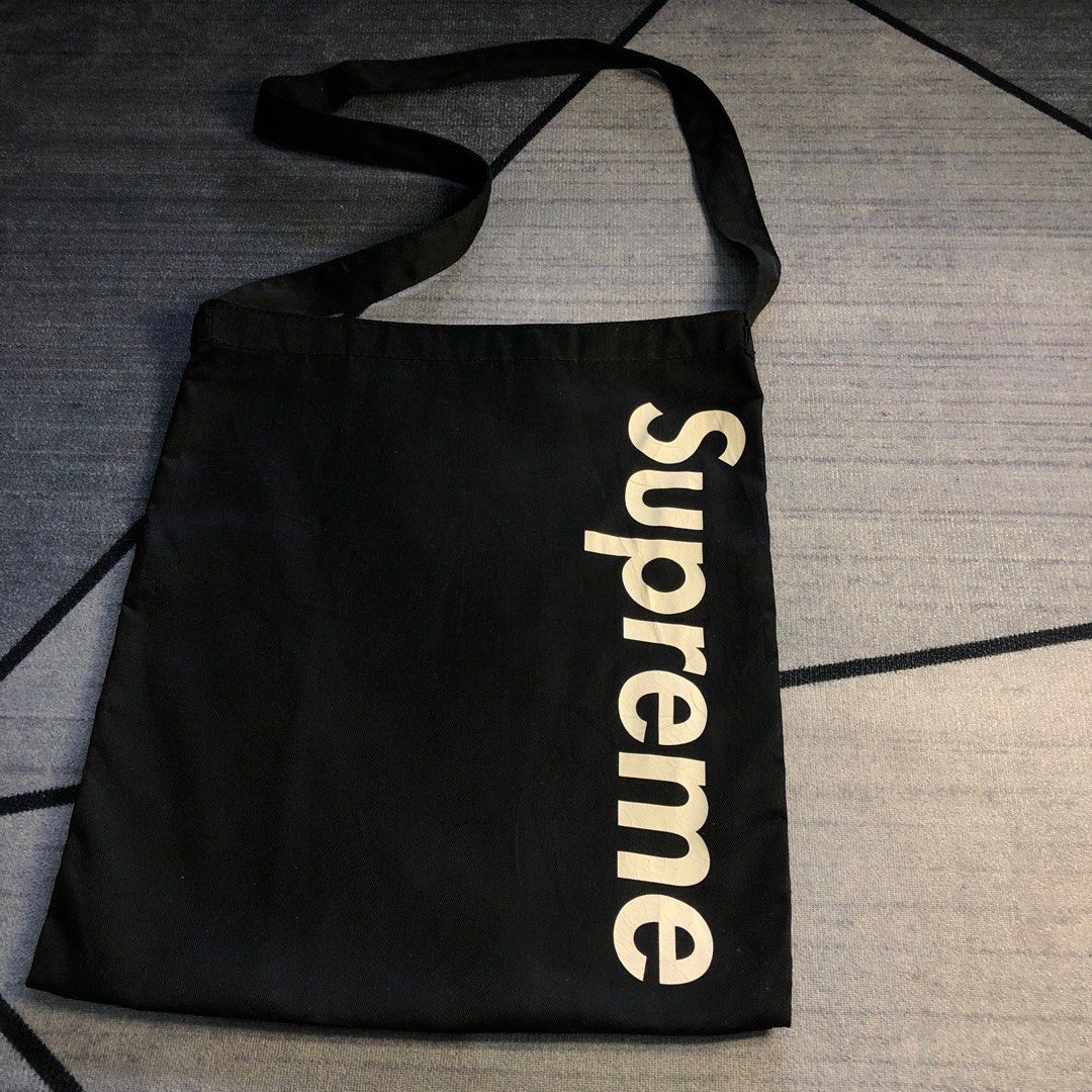 Supreme tote shop bag black