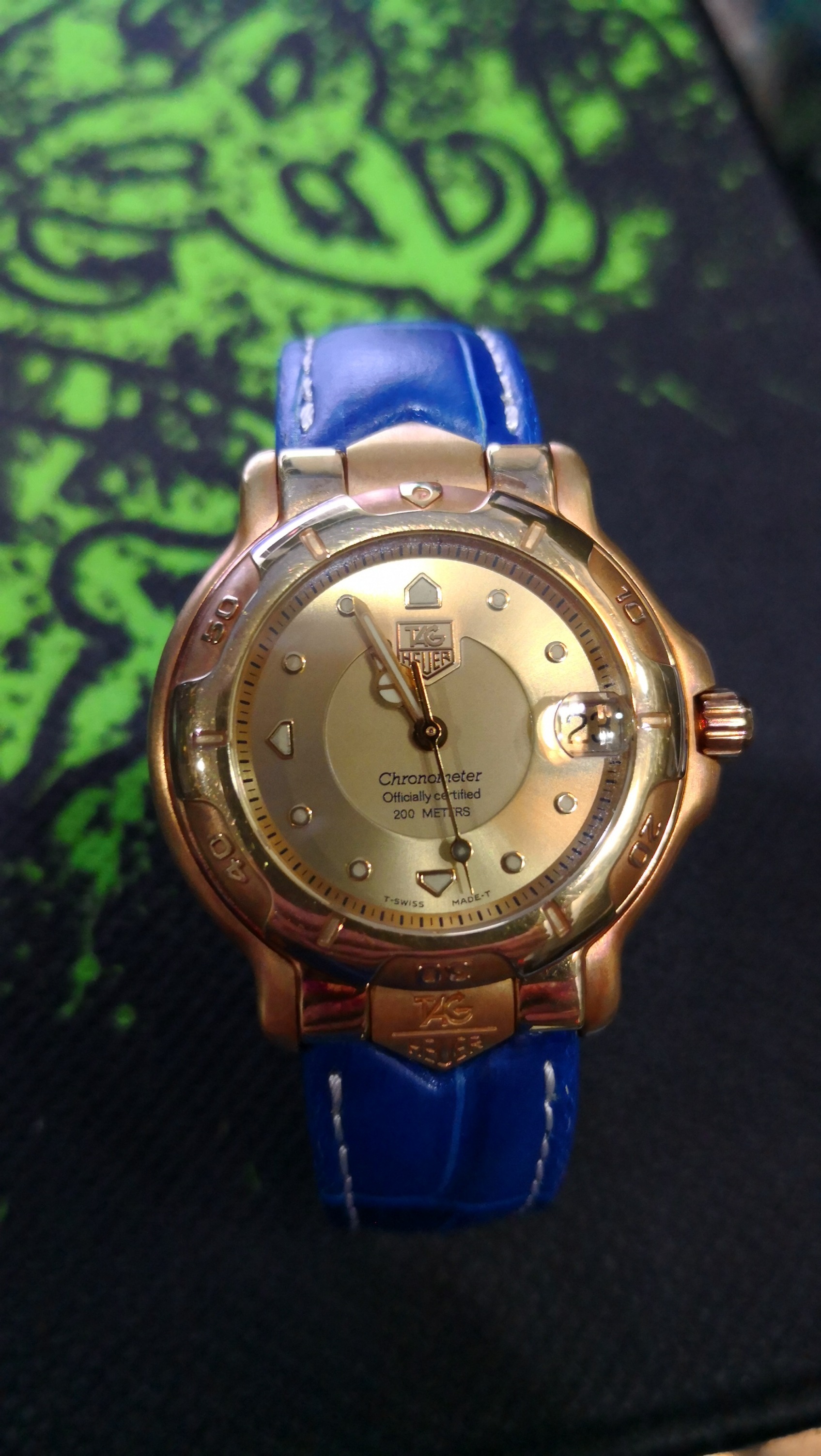 Tag Heuer 6000 18k Gold WH524, Luxury, Watches on Carousell
