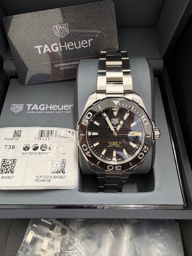 Tag heuer aquaracer 43mm automatic on sale
