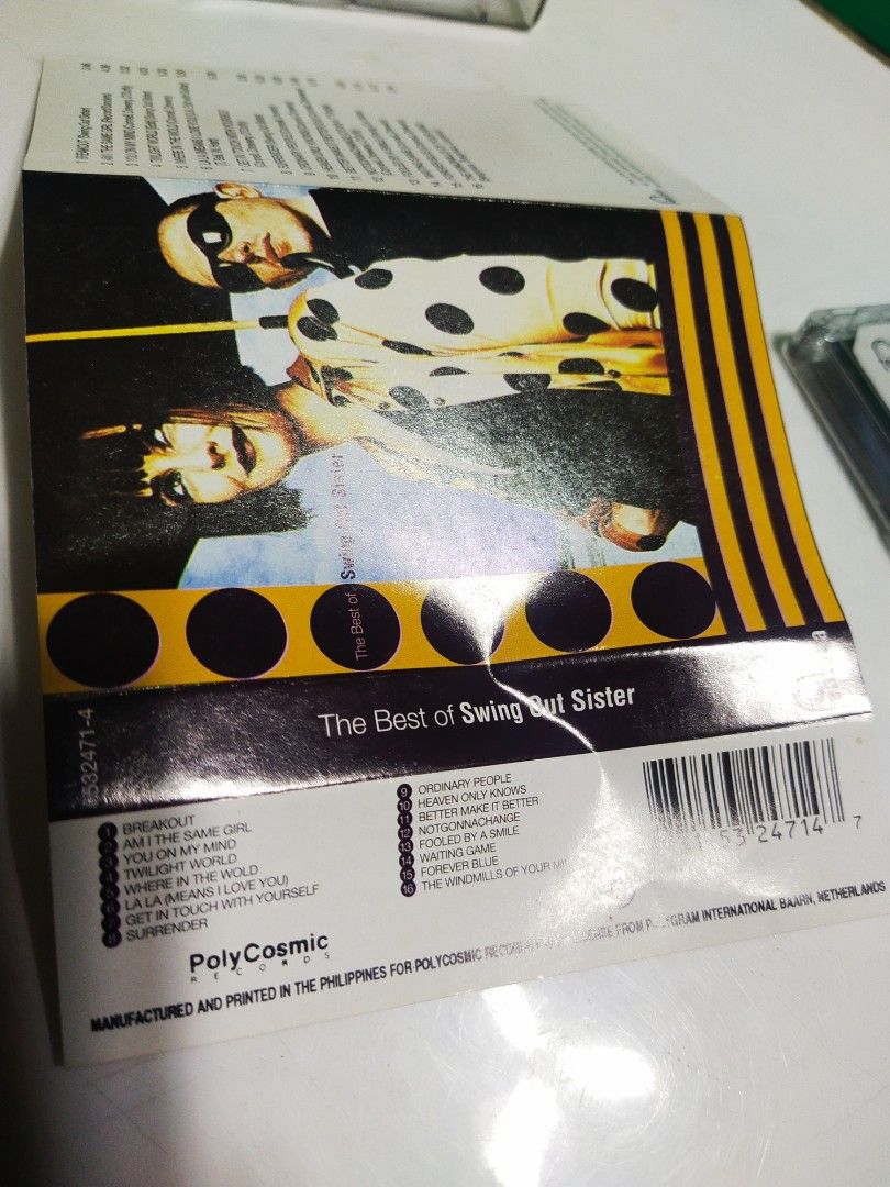  the best of swing out sister audio cassette tape 1996 phil edtn