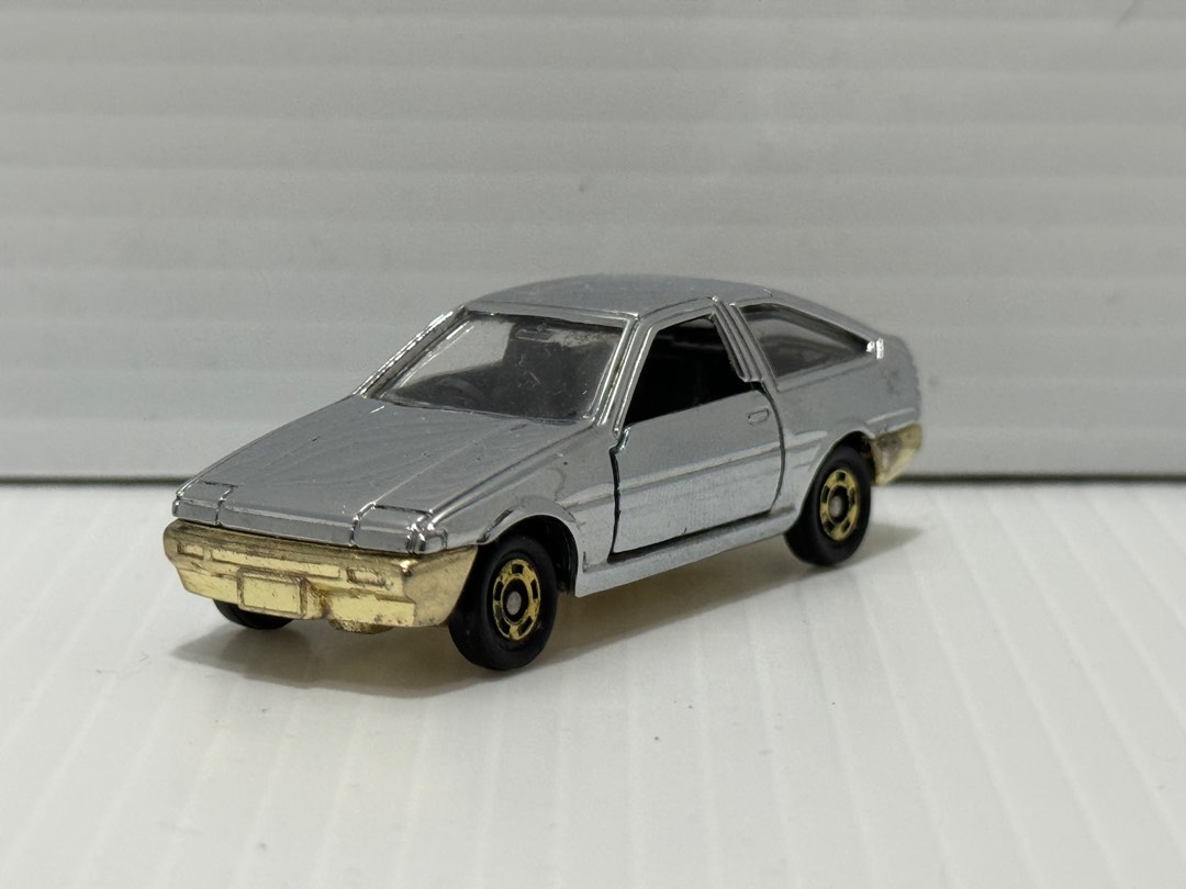 Tomica Megaweb Grease Model Toyota Sprinter Trueno Chrome Gold Plated