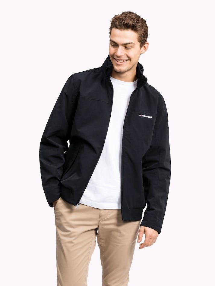 steal Tommy Hilfiger Coach Jacket (black) (Category: Coats, Jackets and Outerwear) located in Quezon City. Submitted by Always_Disposing (Listing ID 1279759631, Image 2). Description: Used less than 5x, no issue at all Medium on tag around 22.5 x 28 3.5k.