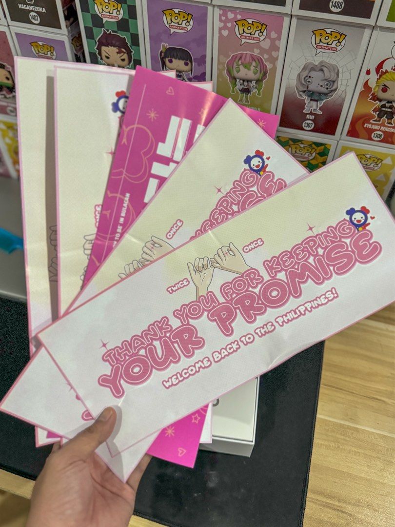 Twice Candy Bong Lightstick v3 + Official Photocards + Freebies, Hobbies & Toys, Memorabilia