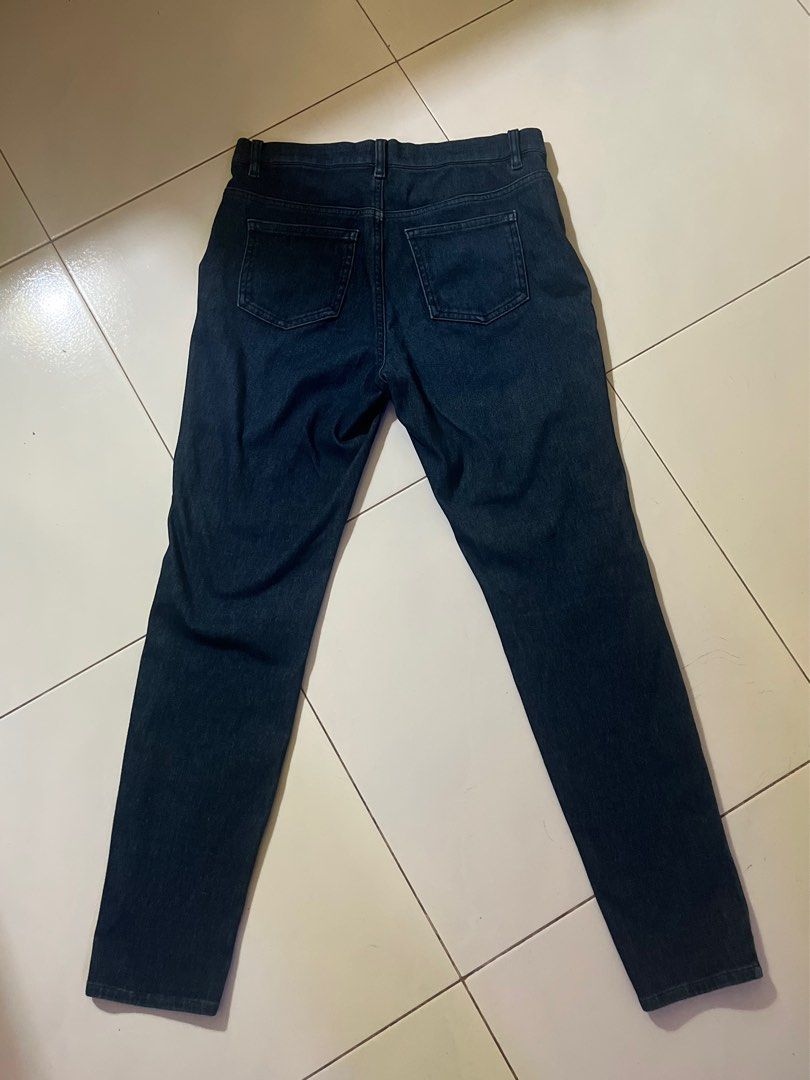 Dark Blue Cropped Jeggings