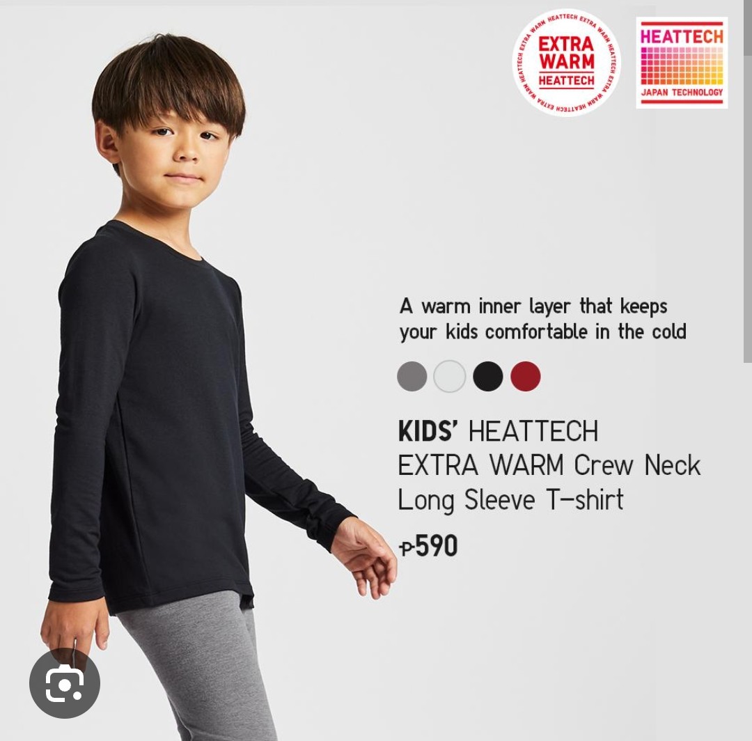 Uniqlo Heattech Extra Warm Leggings, Babies & Kids, Babies & Kids