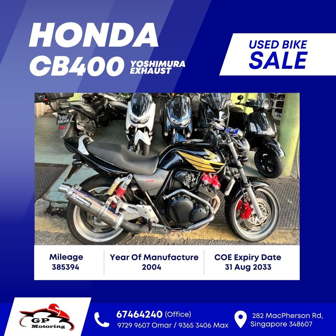 USED BIKE HONDA CB400 SUPER 4 SPEC 3 Motorcycles Motorcycles for
