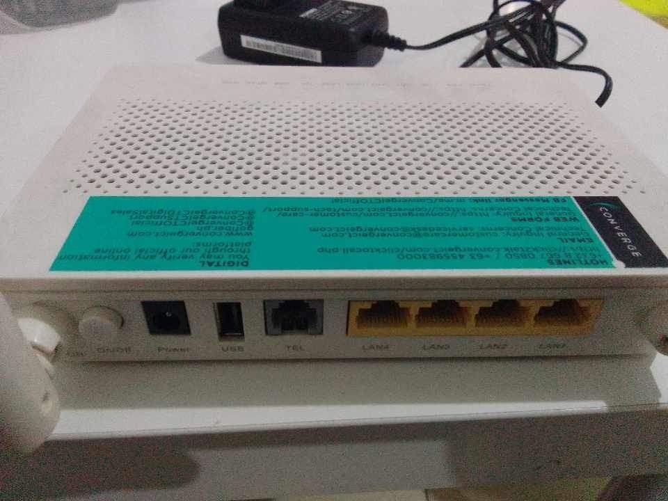 Used Converge Modem Computers And Tech Parts And Accessories Networking On Carousell 5907