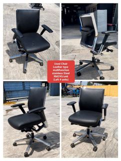 Second hand leather chairs for sale deals