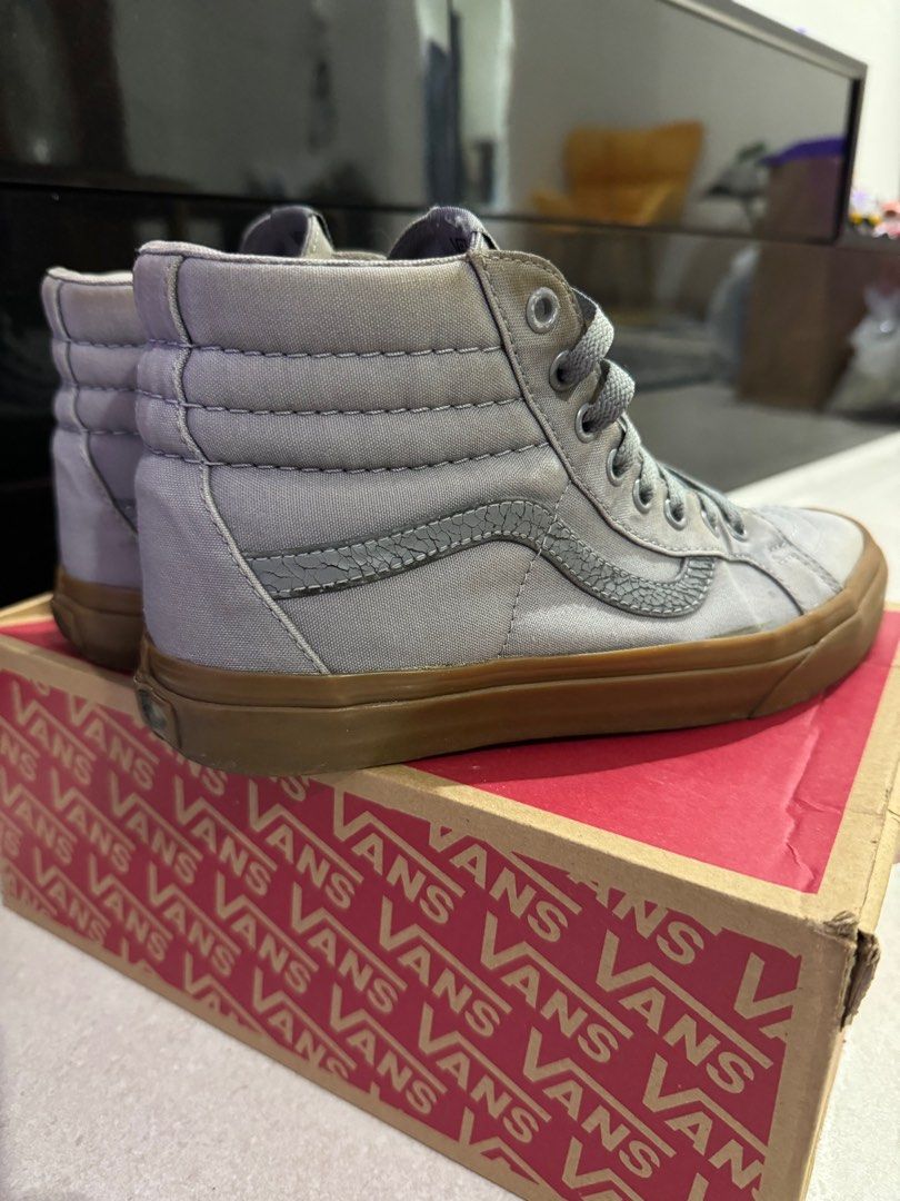 Vans SK8 HI REISSUE CANVAS GUM Men s Fashion Footwear Sneakers