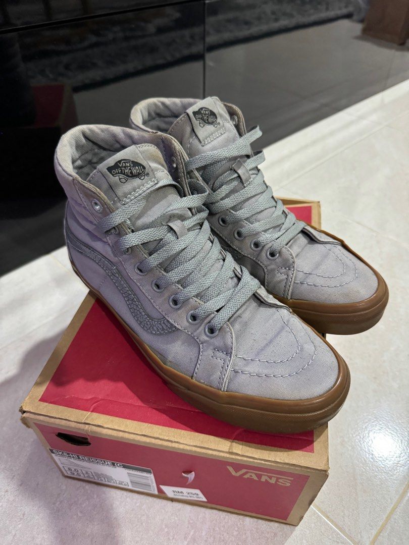 Vans canvas store gum sk8-hi reissue