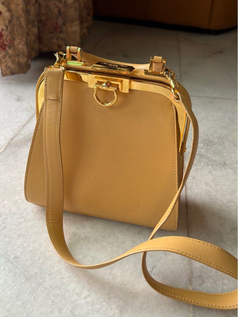 Vintage Christian Dior Fermoir Mini Doctor Bag