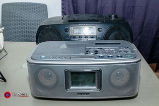 Vintage Sony CD Casette-Radio Boombox Megabass 110v (Working As-Is)