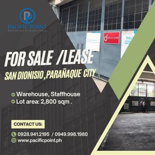 Warehouse for Sale/ Lease Paranaque