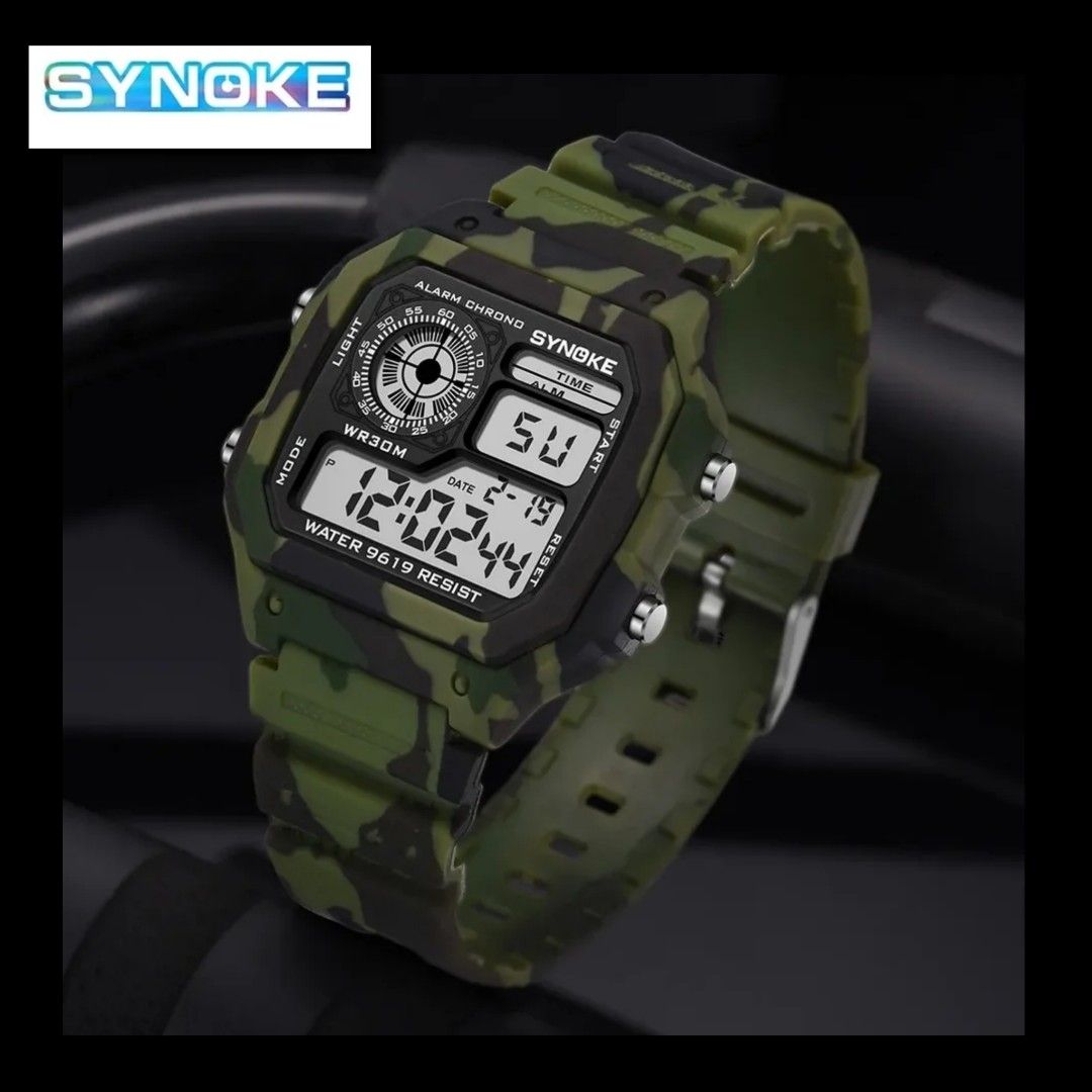 Men's digital watch square new arrivals shape