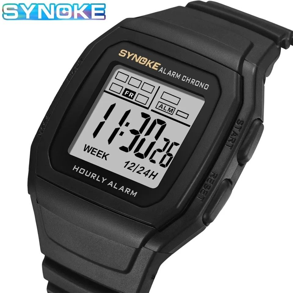 Men's digital watch square shape online