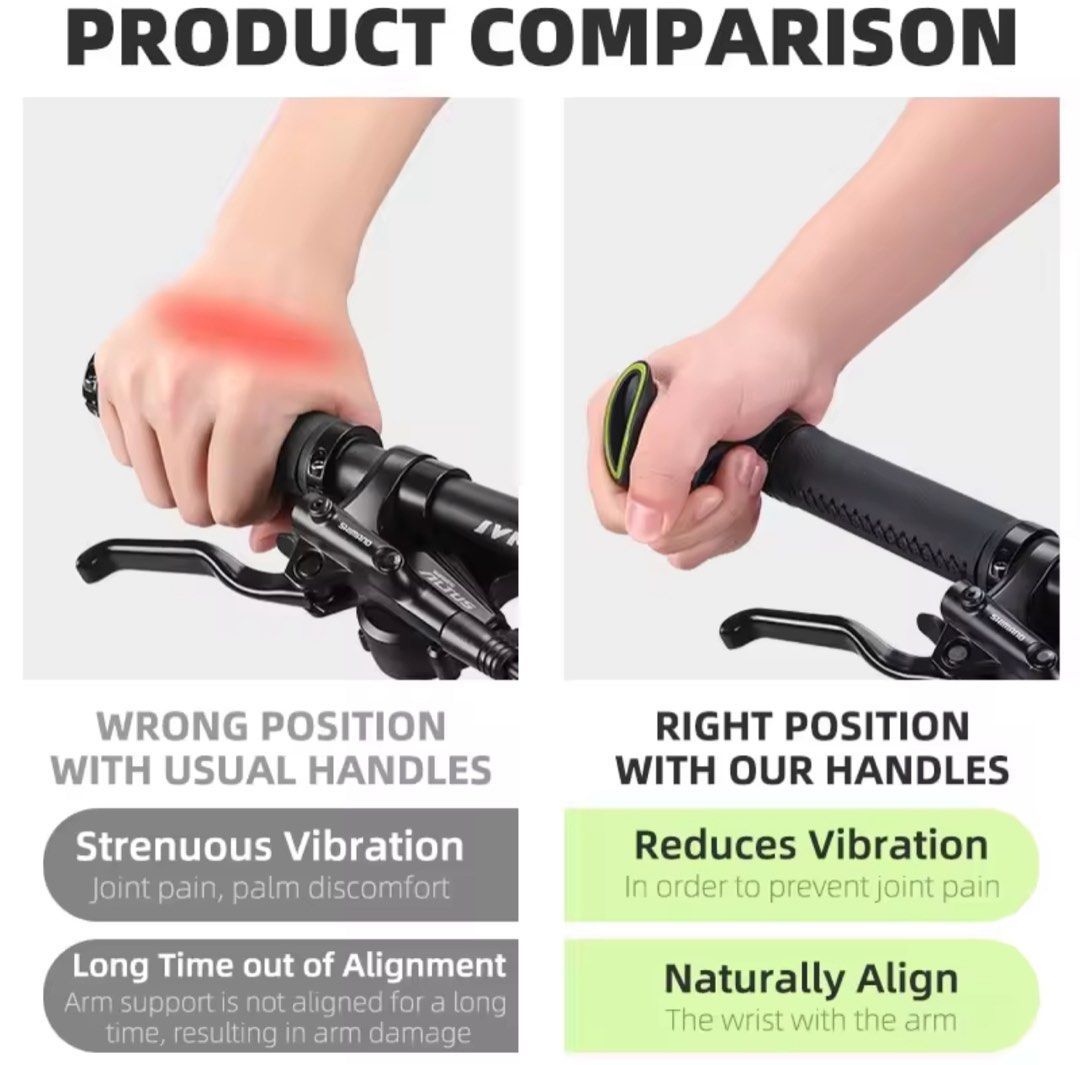 West Biking handlebar vertical inner grip Sports Equipment