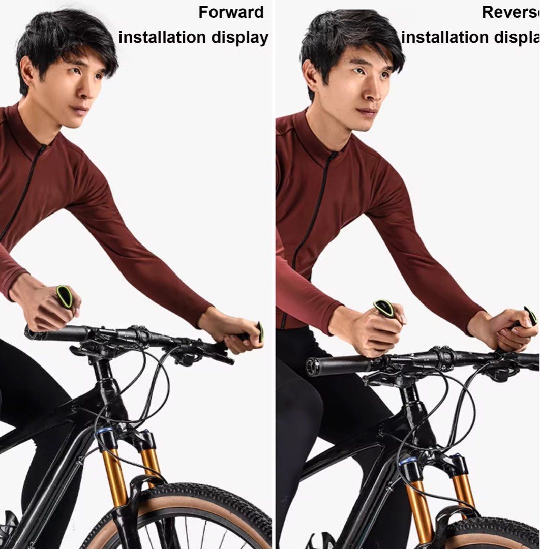 Vertical bike handlebars top