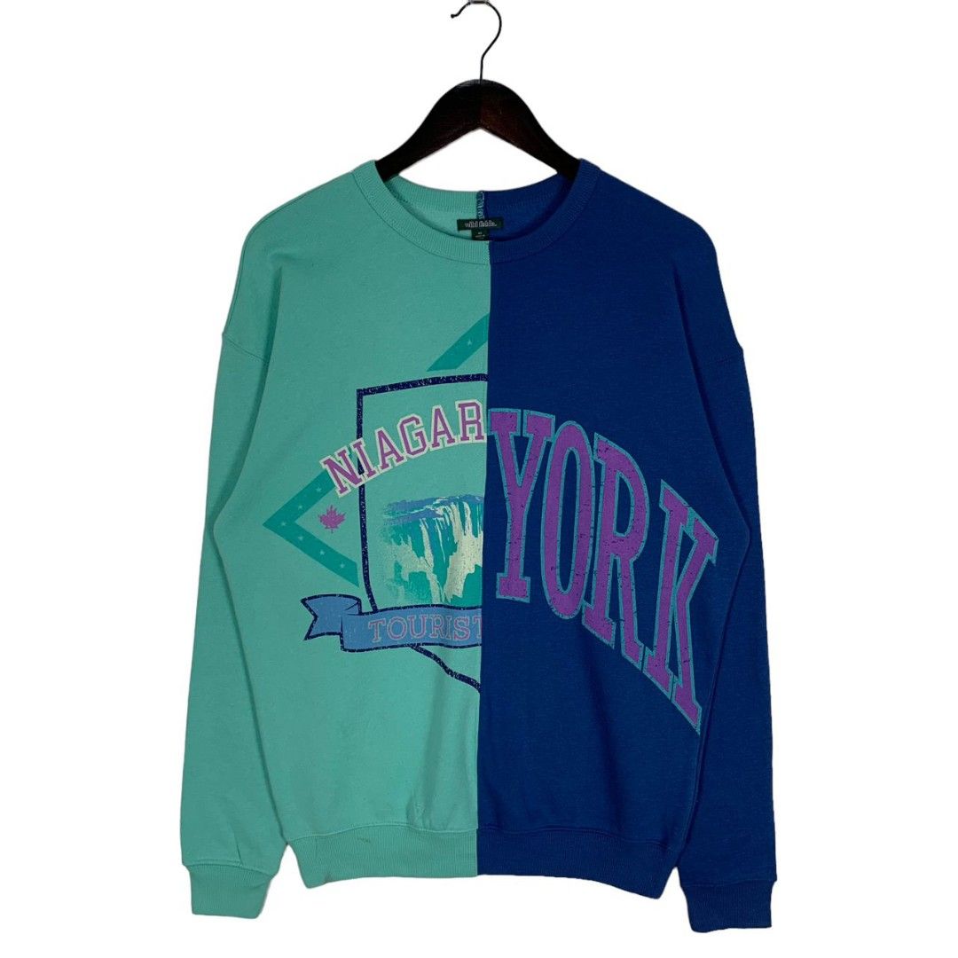 Wild Fable Niagar New York Sweatshirt Crewneck, Men's Fashion, Activewear  on Carousell